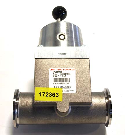 BOC EDWARDS VACUUM IN-LINE VALVE, KF 40