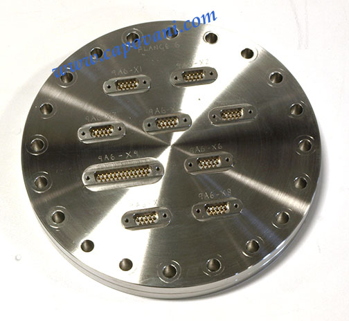 MULTI-PIN SUB D INSTRUMENTATION FEEDTHROUGH - CF FLANGE