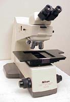 NIKON MICROSCOPE, REFLECTED LIGHT - BRIGHTFIELD & DARKFIELD