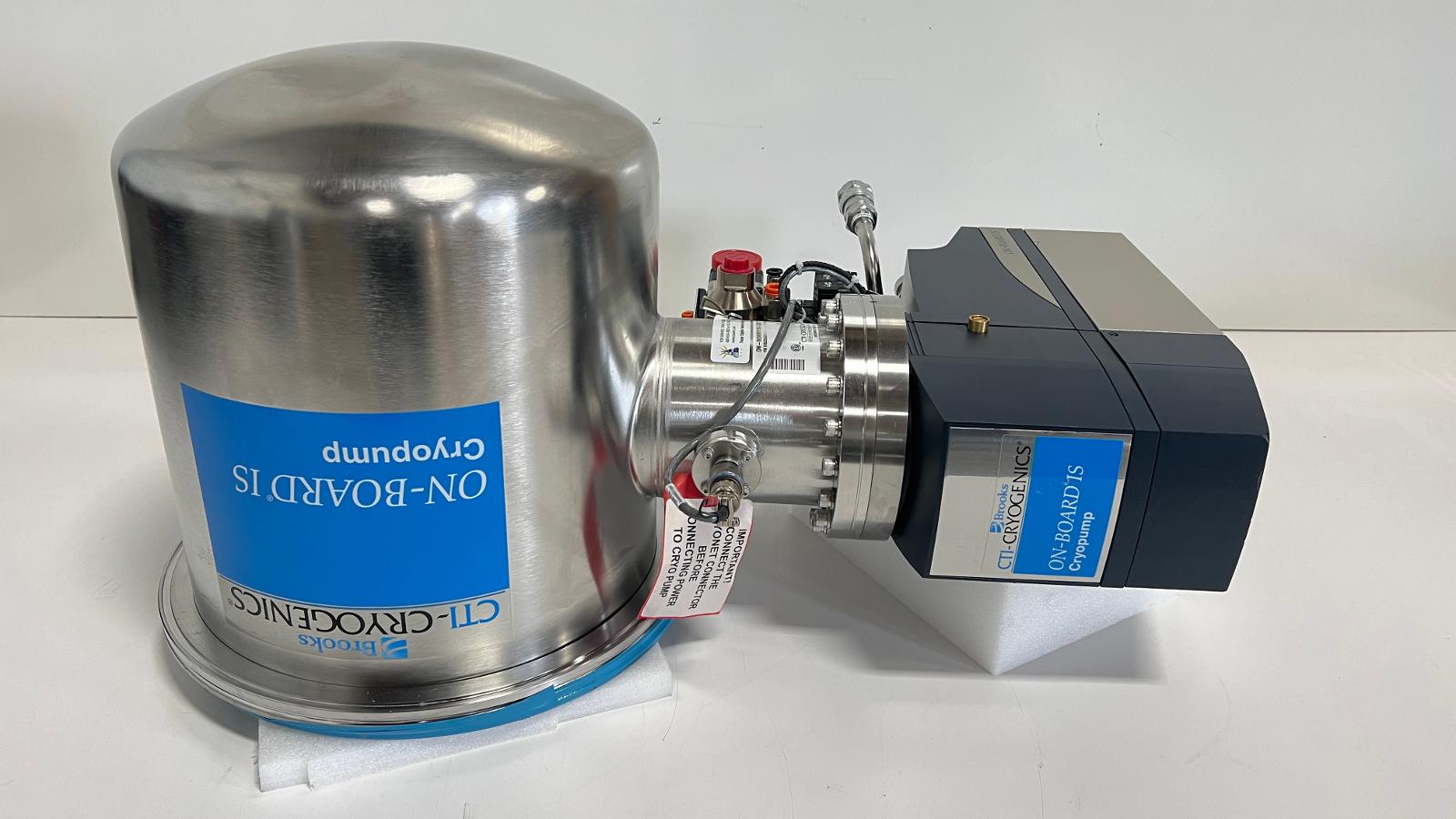 BROOKS EDWARDS CTI CRYOGENICS CRYOPUMP ON-BOARD IS 11,000 L/S