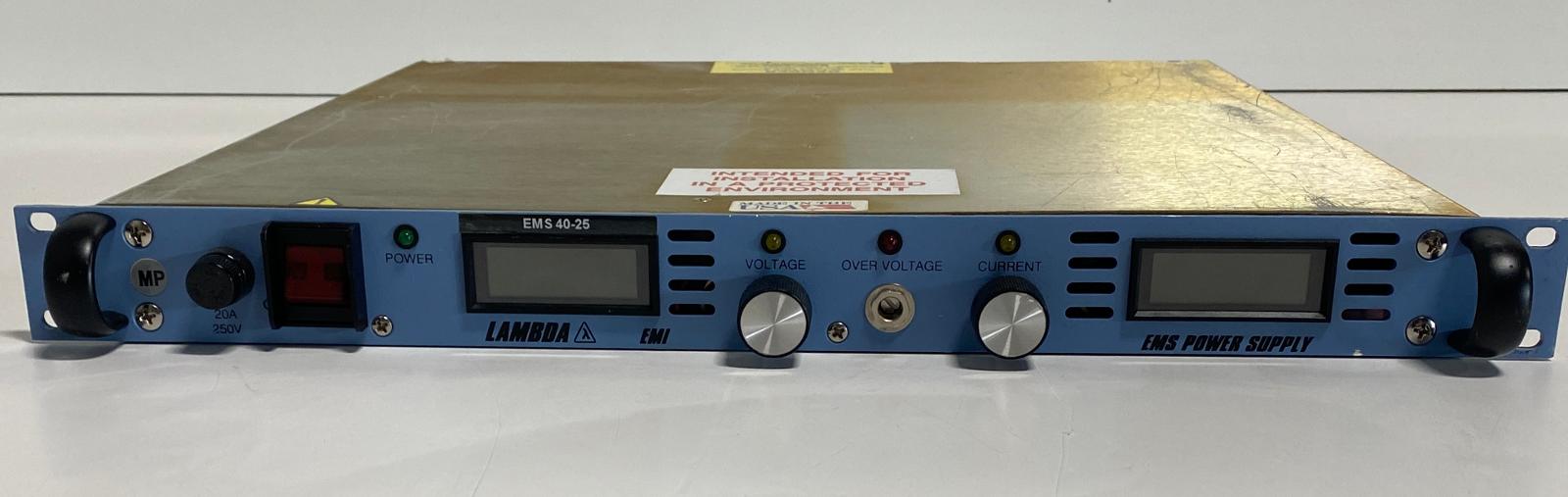 LAMBDA EMI DC POWER SUPPLY 40 V, 25 A