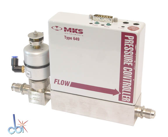 MKS INSTRUMENTS MASS FLOW CONTROLLER WITH PRESSURE CONTROLLER