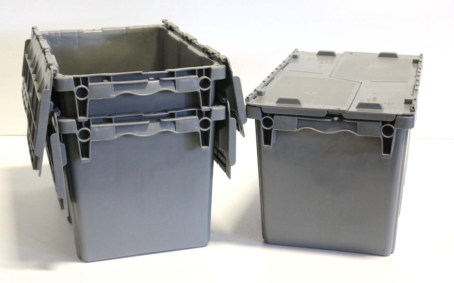ORBIS STACK-N-NEST REUSABLE TOTES 22.3" X 13" X 12.8"