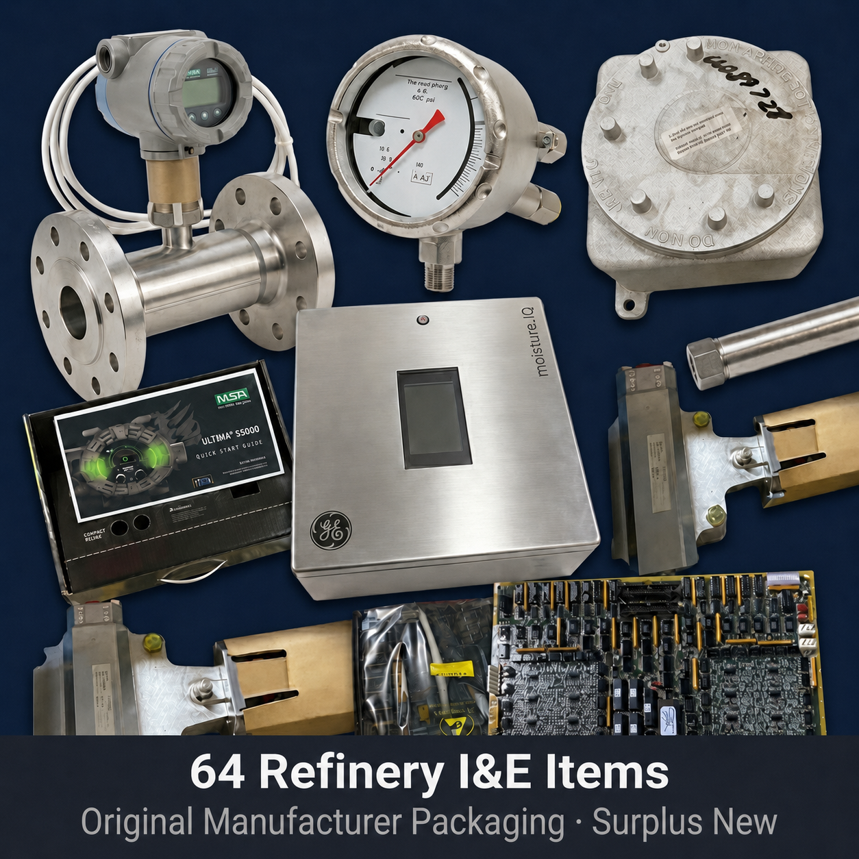 Refinery Instrumentation & Electrical Surplus, 64 Items
