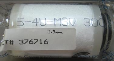 Pall CMPD 0.5-4U-M3V 300 Pleat Filter 4"