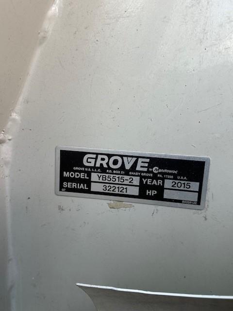 2015 Grove YB5515-2 Carrydeck crane